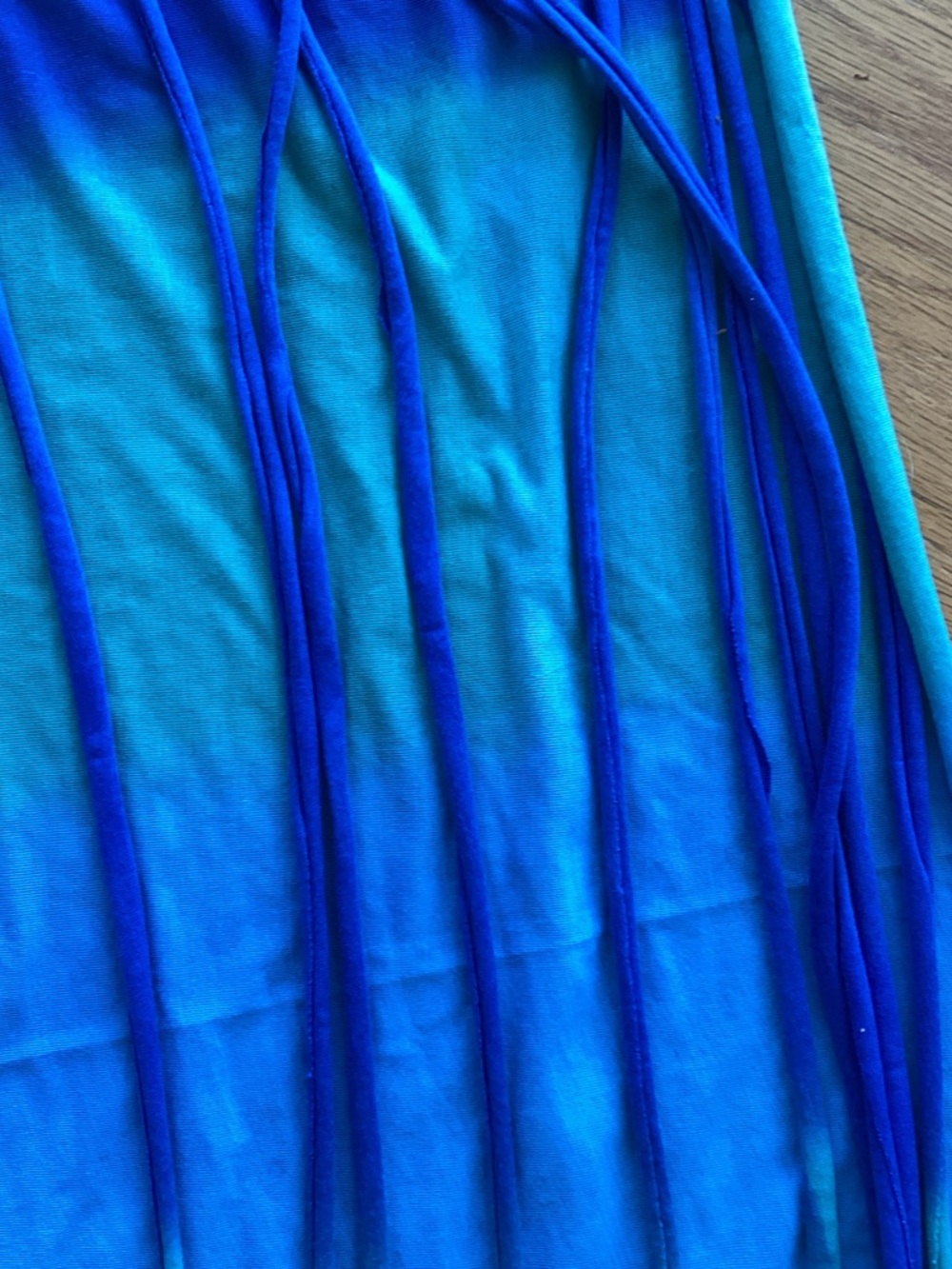 Blue Multi-Strand Infinity Scarf - Picture 6 of 6
